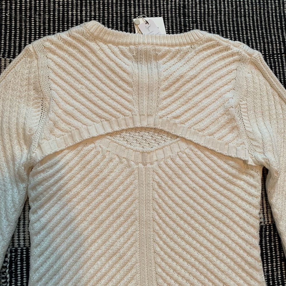 Joie Lauraly Open Back Cable Sweater - Picture 7 of 7